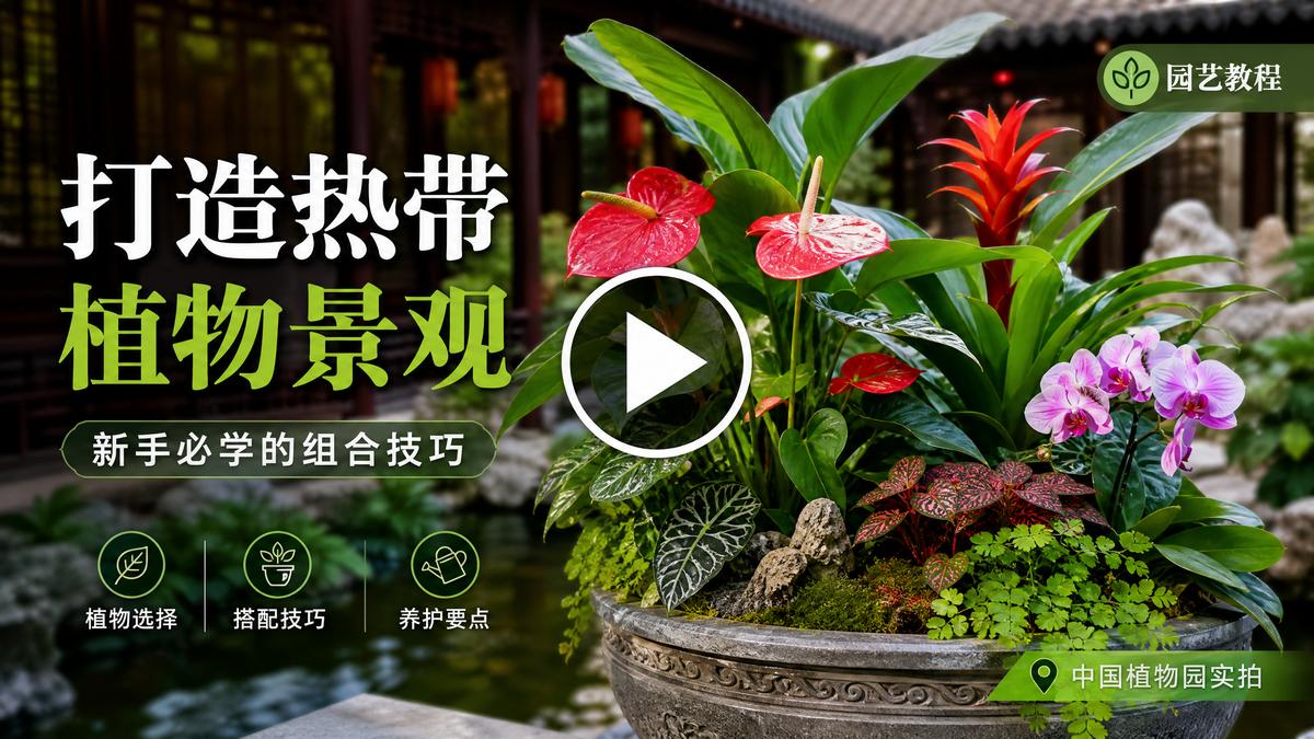 四虎【四虎AI赋能】AI植物视频剪辑教程演示，智能场景设计视频